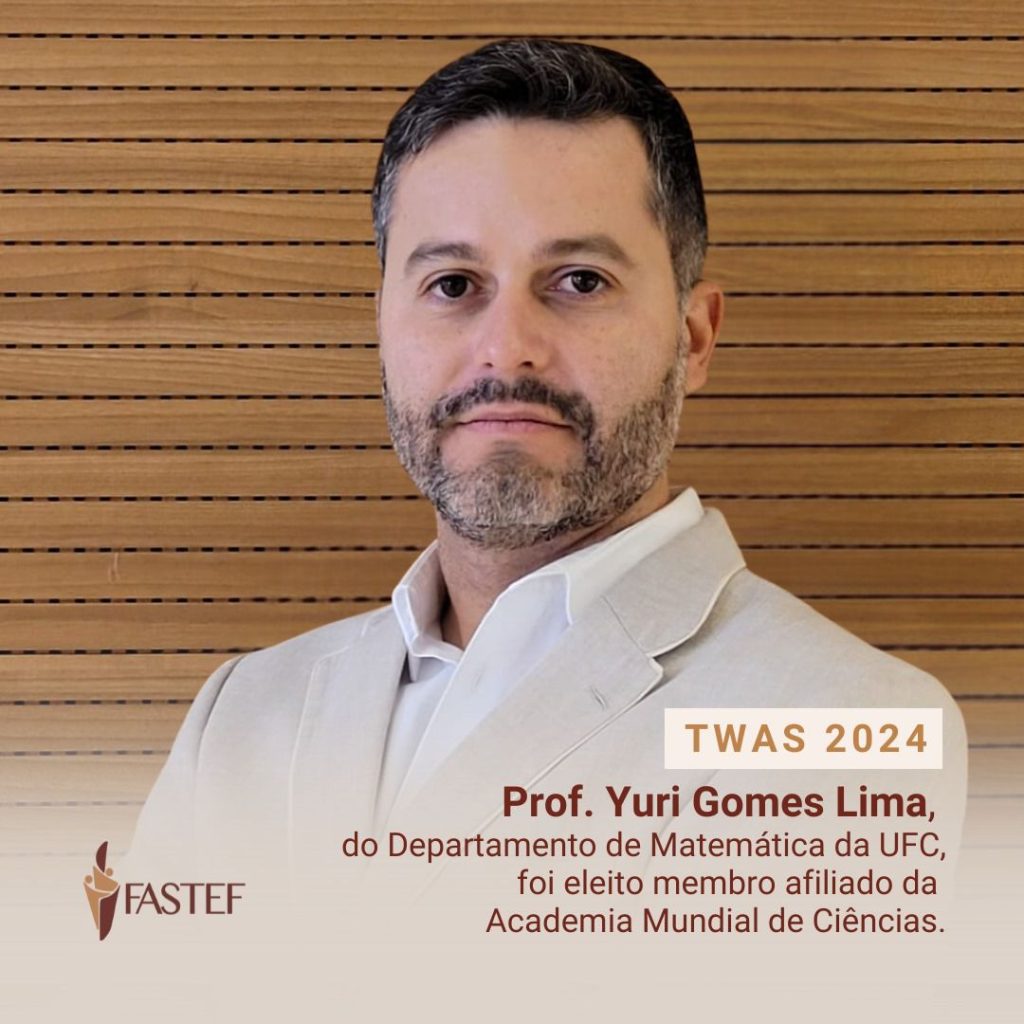 Professor Yuri Gomes Lima é eleito membro da Academia Mundial de Ciências (TWAS)