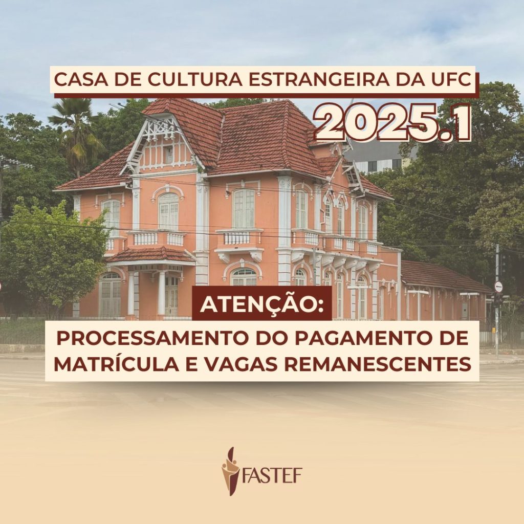 Resultado do Processamento do Pagamento das Matrículas e Vagas Remanescentes