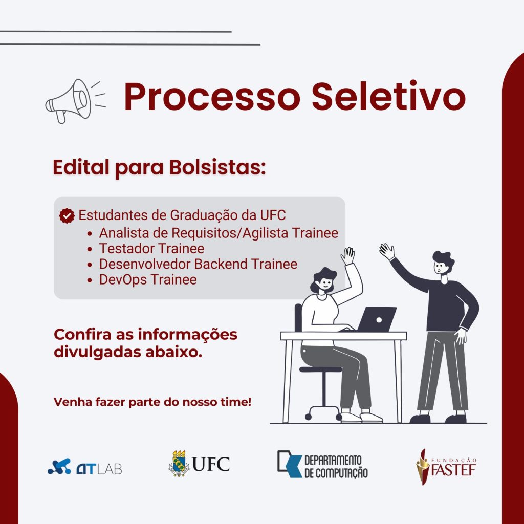 Edital nº 06/2025 - Processo Seletivo para bolsistas em Projetos do ATLab