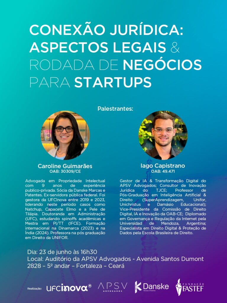 Conexão Jurídica - Aspectos Legais e Roda de Negócios para Startups